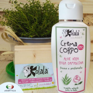 Crema corpo BIO Kolala Aloe e Rosa Damascena 200ml