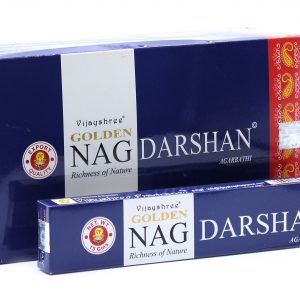 Incenso Naturale Golden Nag Darshan 15 gr  Premium Quality