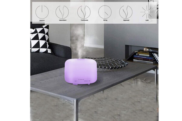 Diffusore ultrasuoni led multicolor 300ml - immagine 7