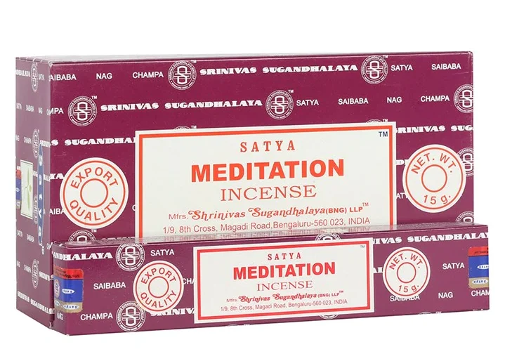 Incenso Naturale Satya Meditation 15 gr – KOLALA prodotti naturali eco-bio