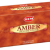 INCENSO HEM AMBRA 20 STICKS