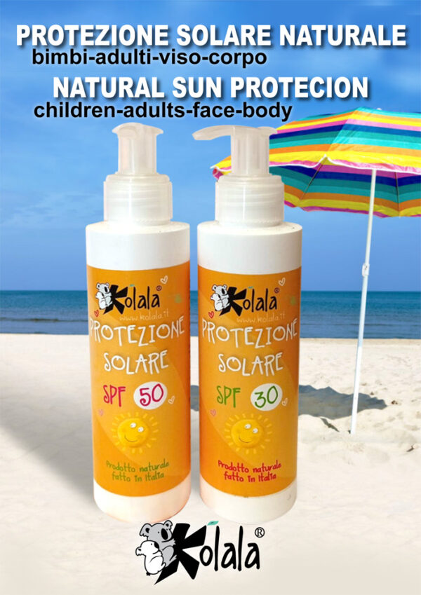CREMA SOLARE KOLALA ALTA PROTEZIONE  – SPF 50 SPF 30