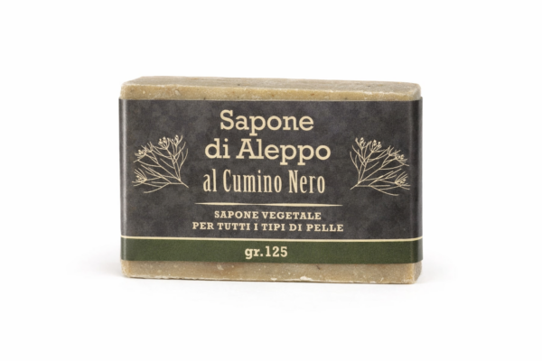 Sapone di Aleppo al Cumino (Nigella) 125 gr Qualità unica